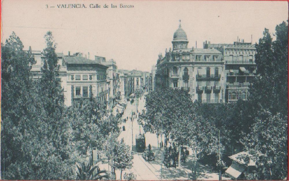 Valencia. Calle de las Barcas. Non viaggiata