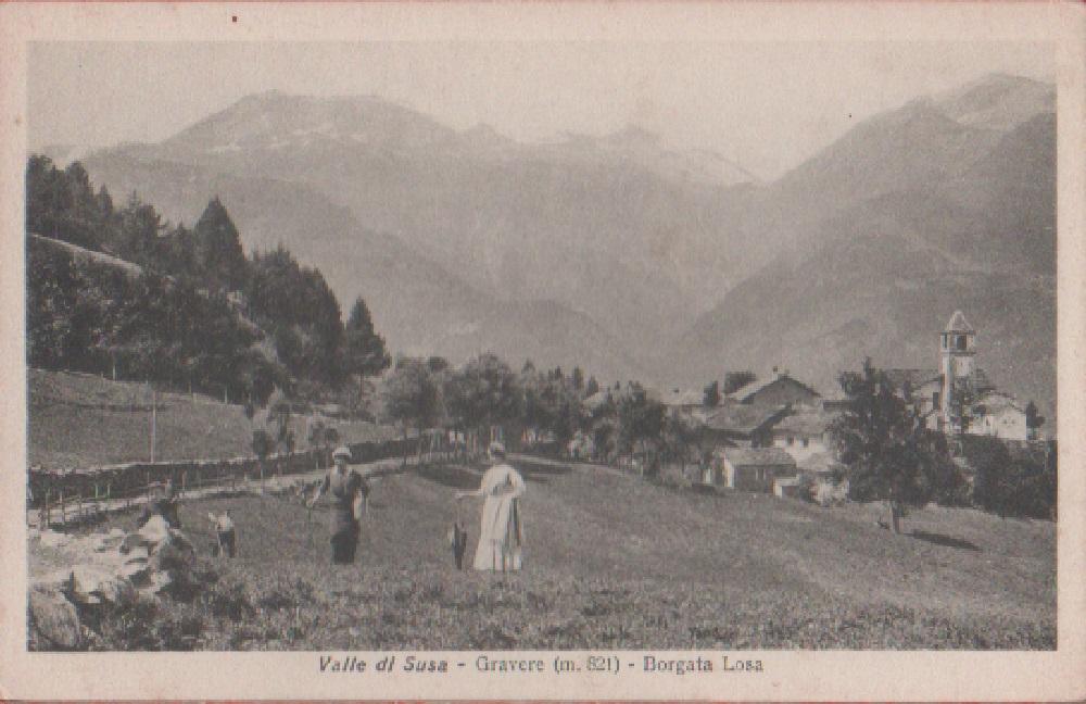 Valle di Susa. Gravere. Borgata Losa. Non viaggiata