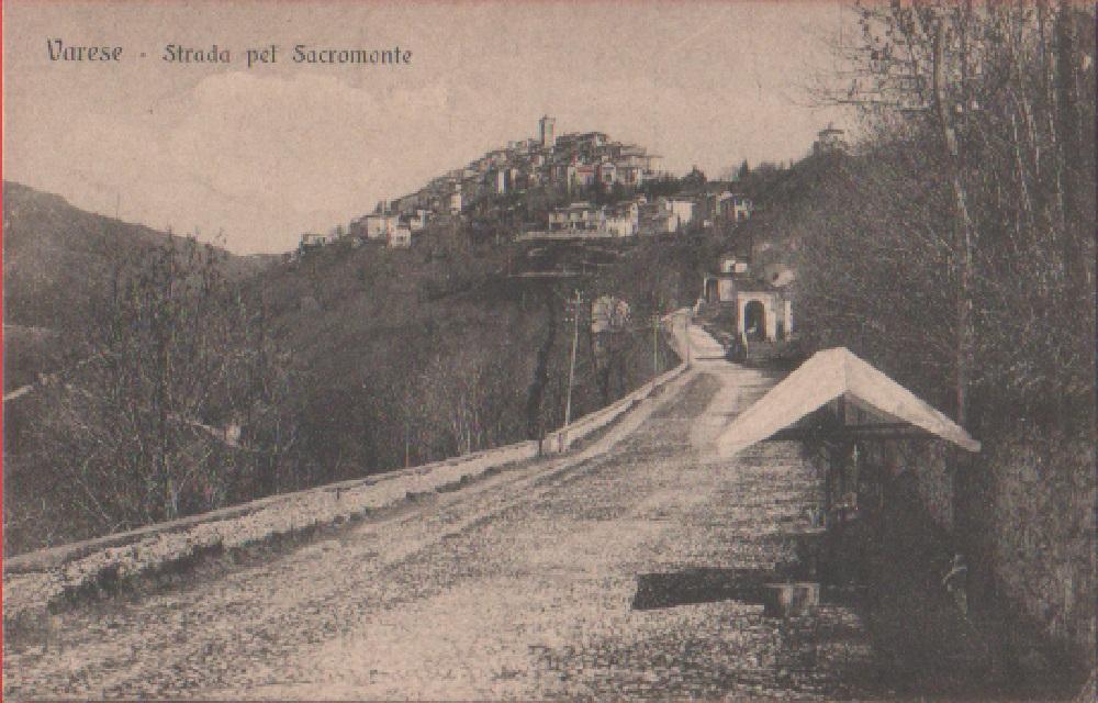Varese. Strada pel Sacromonte. Non viaggiata
