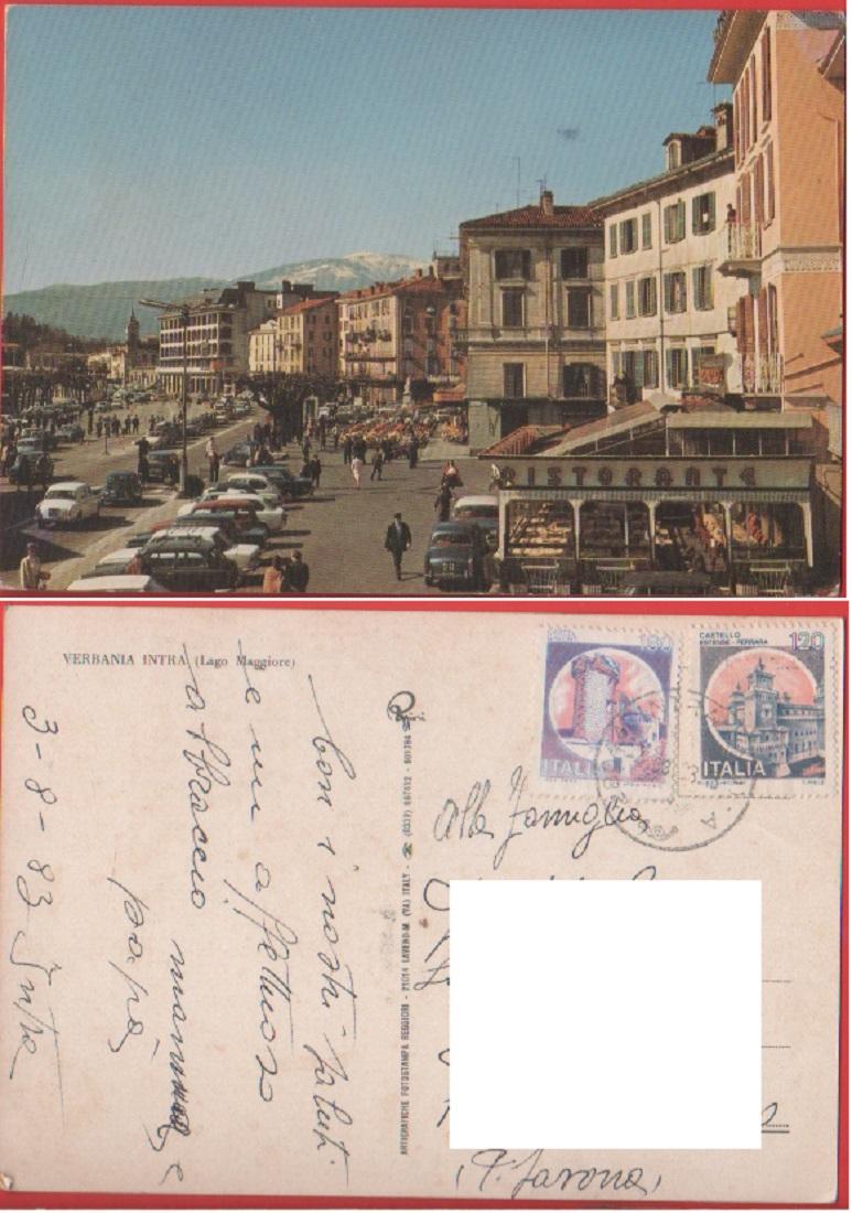 Verbania Intra. Viaggiata 1983