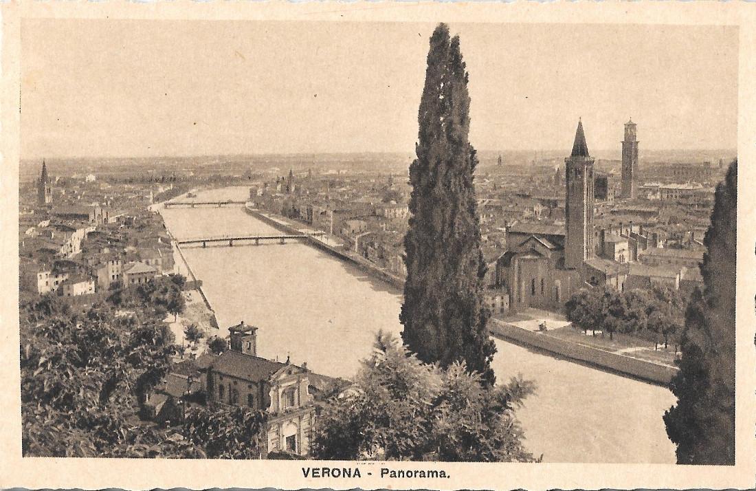 Verona. Panorama. Non viaggiata