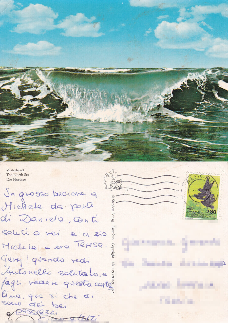 Vesterhavet. The North Sea - Viaggiata 1977