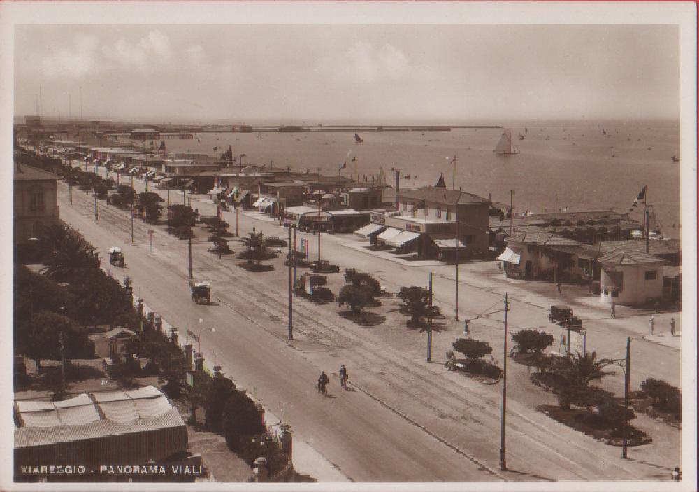 Viareggio. Panorama Viali. Non viaggiata, originale
