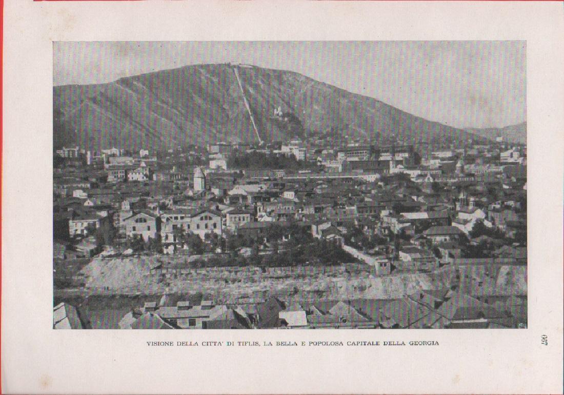 Visione della città di Tiflis, capitale della Georgia. Foto da …