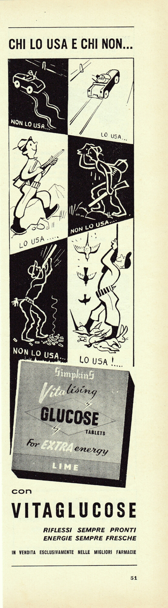 Vitaglucose for extra energy. Advertising 1961