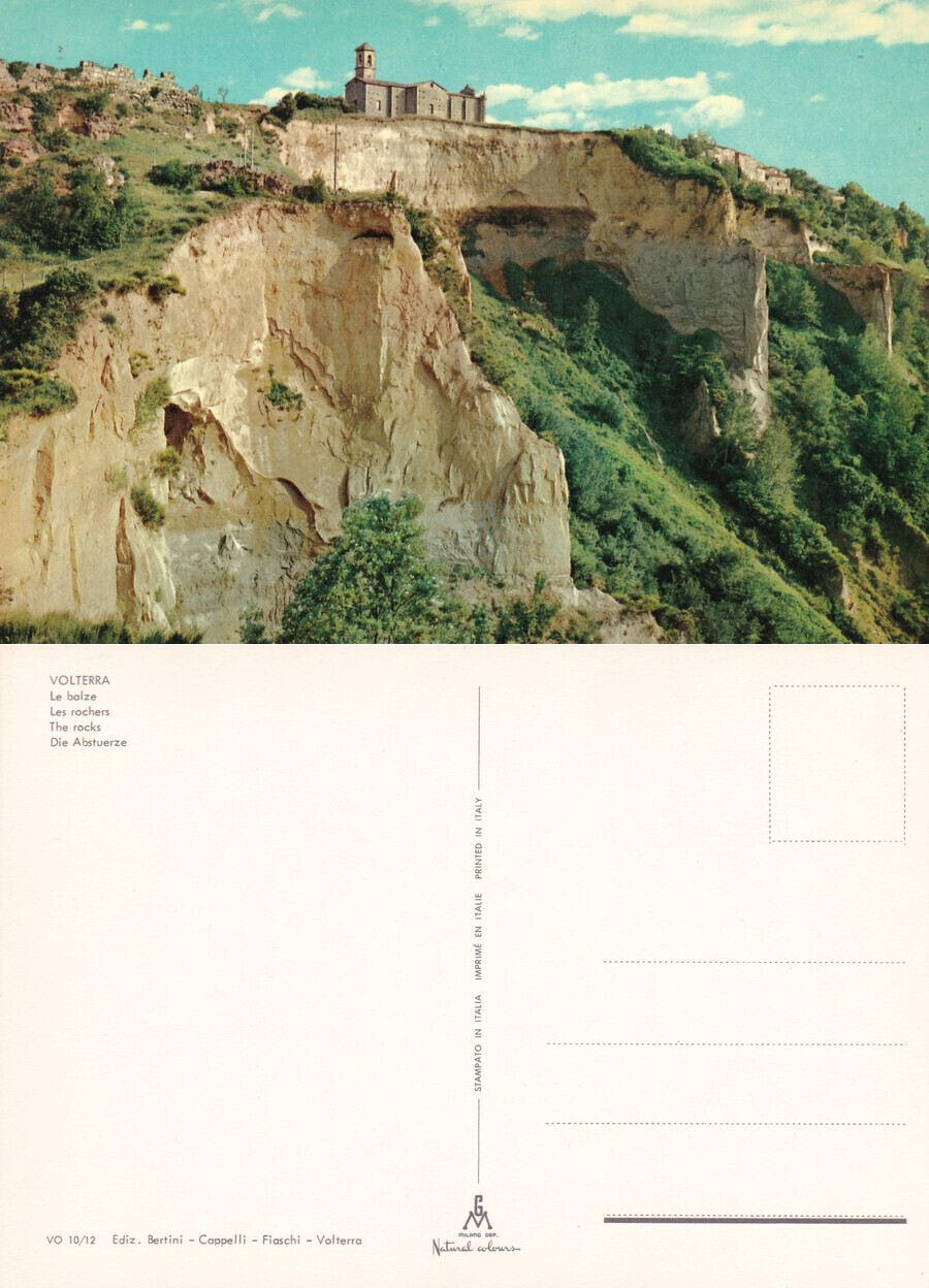 Volterra. Le Balze. Non viaggiata