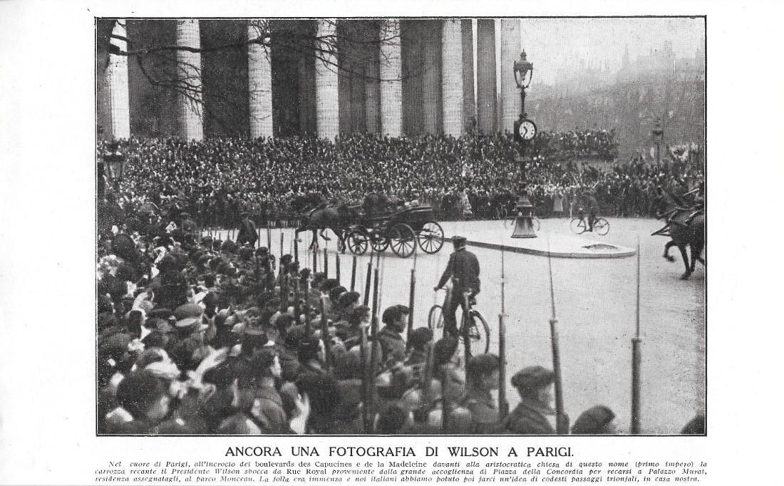 Wilson a Parigi. Stampa 1919