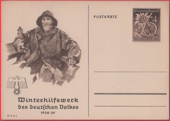 Winterhilfswerk des Deutschen Volkes. Marz. Non viaggiata