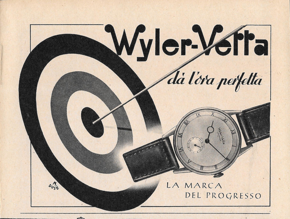 Wyler Vetta dà l'ora perfetta - Advertising 1943