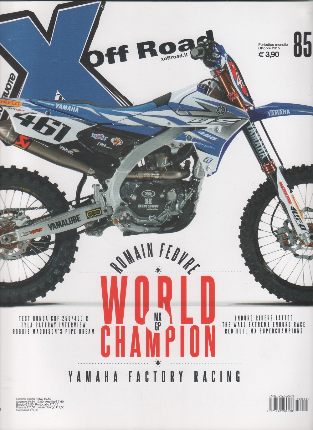 Xoffroad. Rivista, n. 85, ottobre 2015