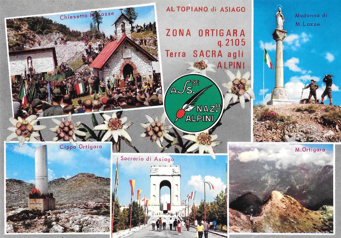 Zona Ortigara. Terra Sacra agli Alpini (Ass. Naz.le Alpini). Non …