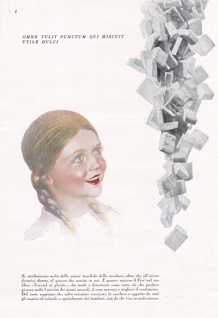 Zucchero / Italia. Flotte riunite - Advertising 1936