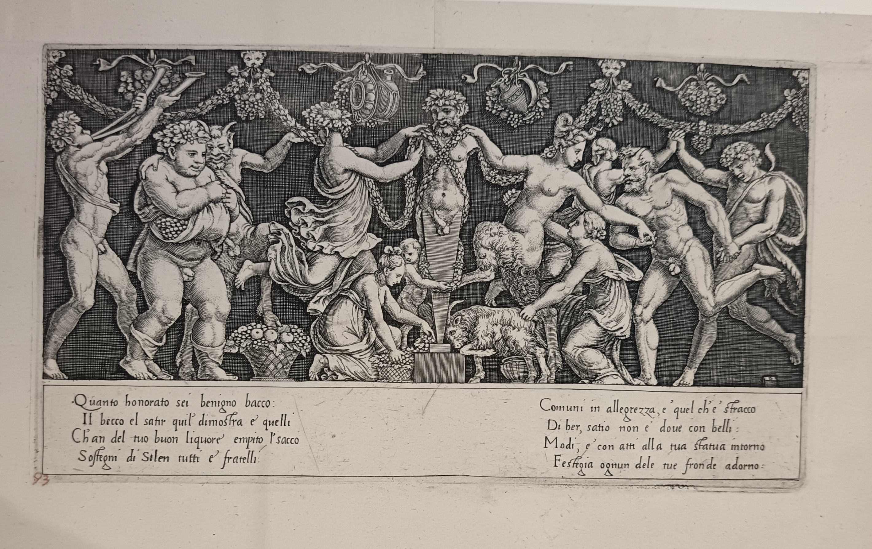 Baccanale davanti l'erma di Priapo, c. 1532