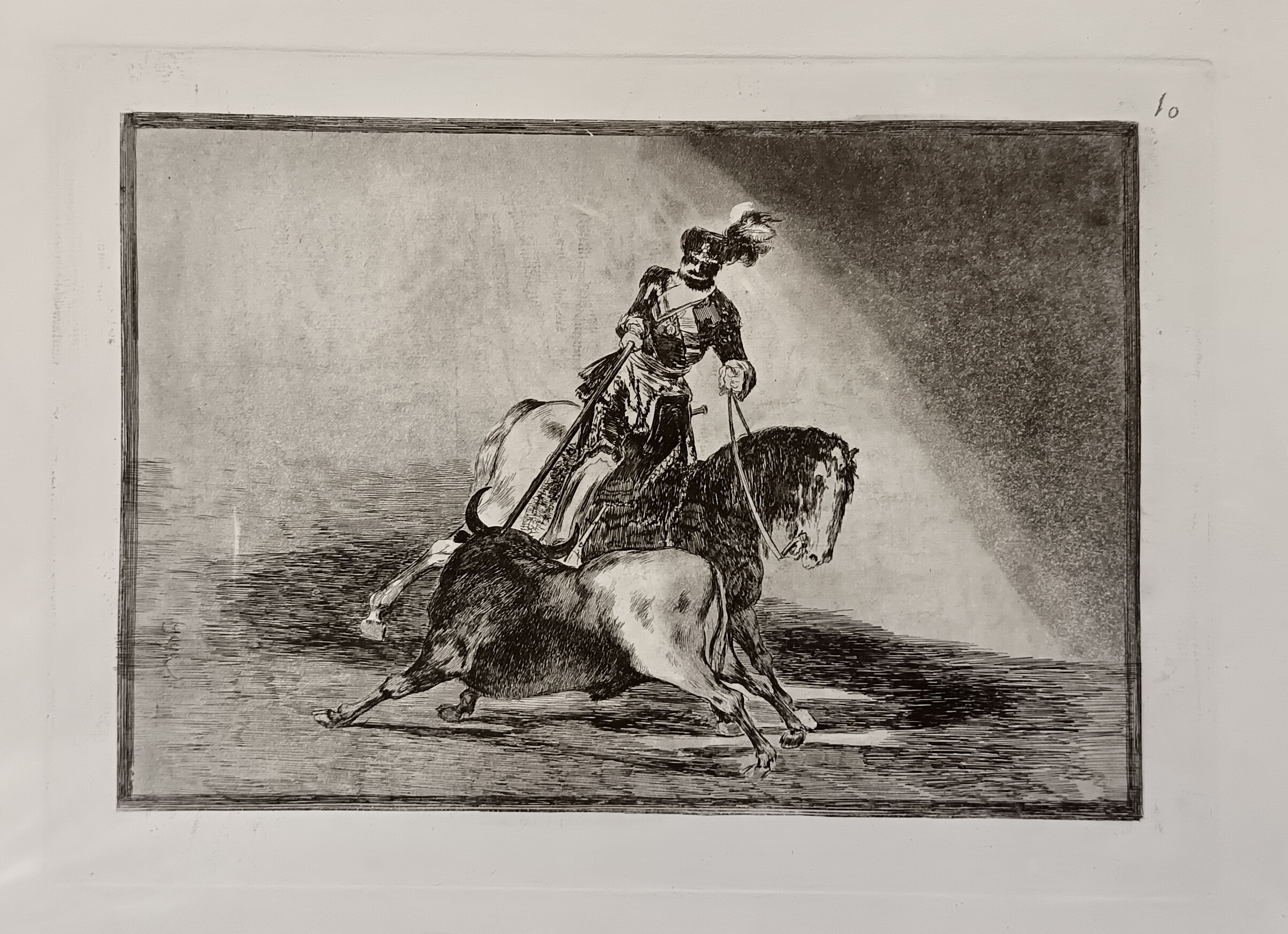 Carlos V lanceando un toro en la plaza de Valladolid, …