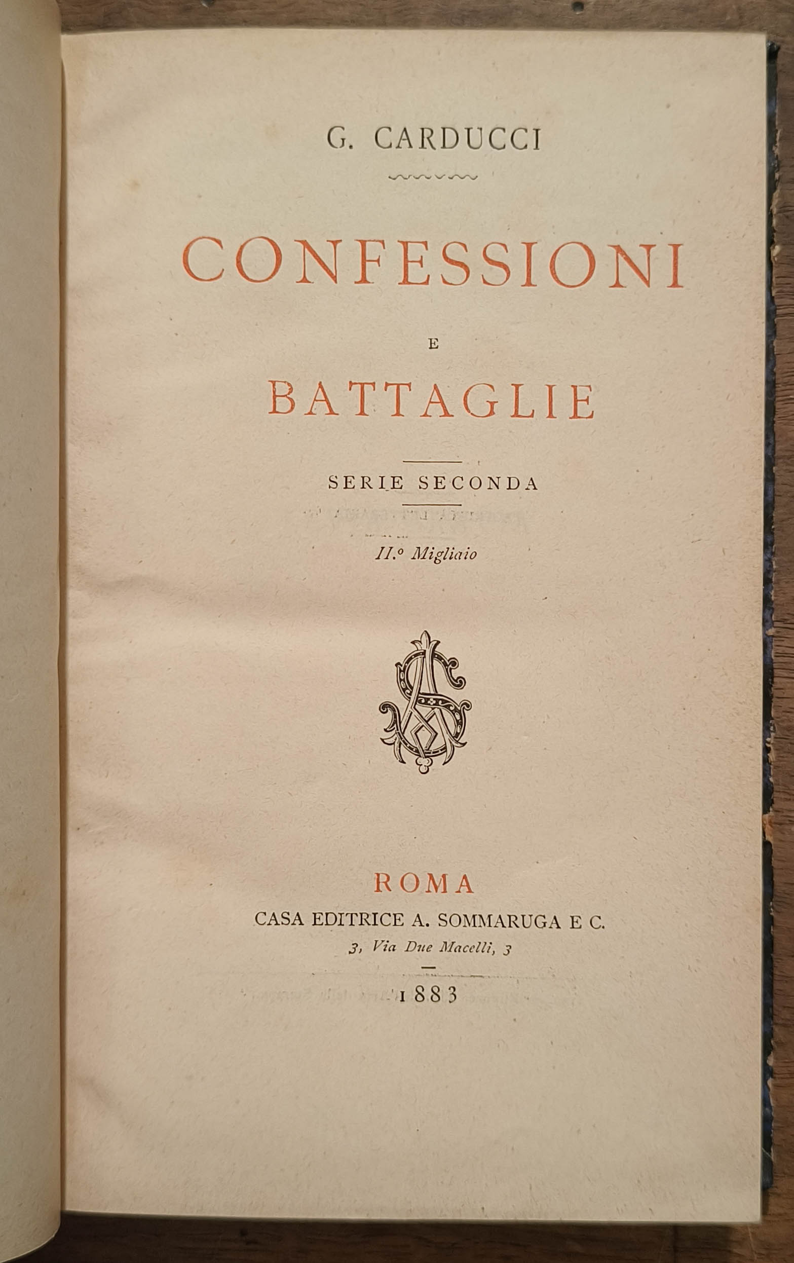 Confessioni e battaglie