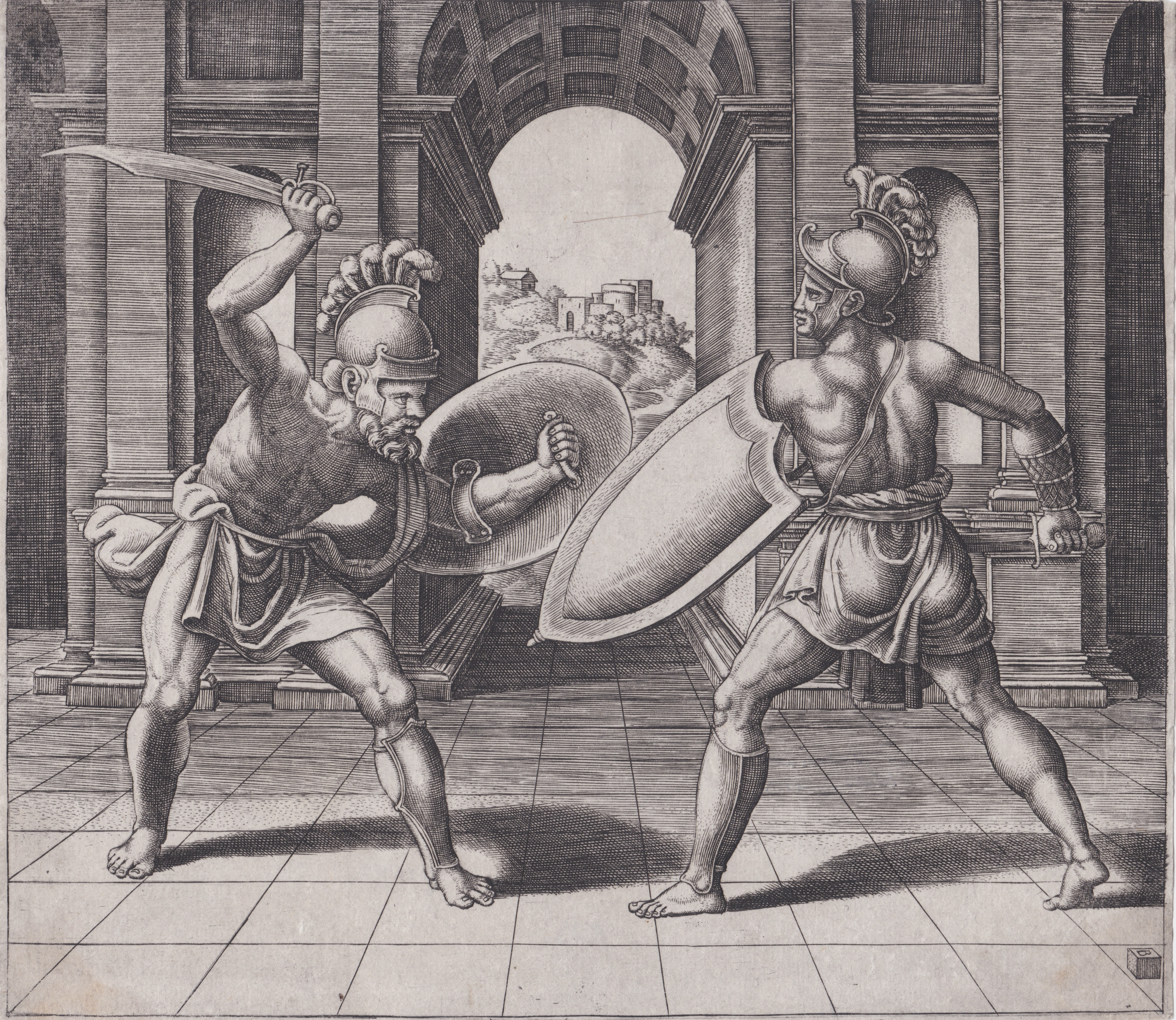 Due gladiatori, c. 1532