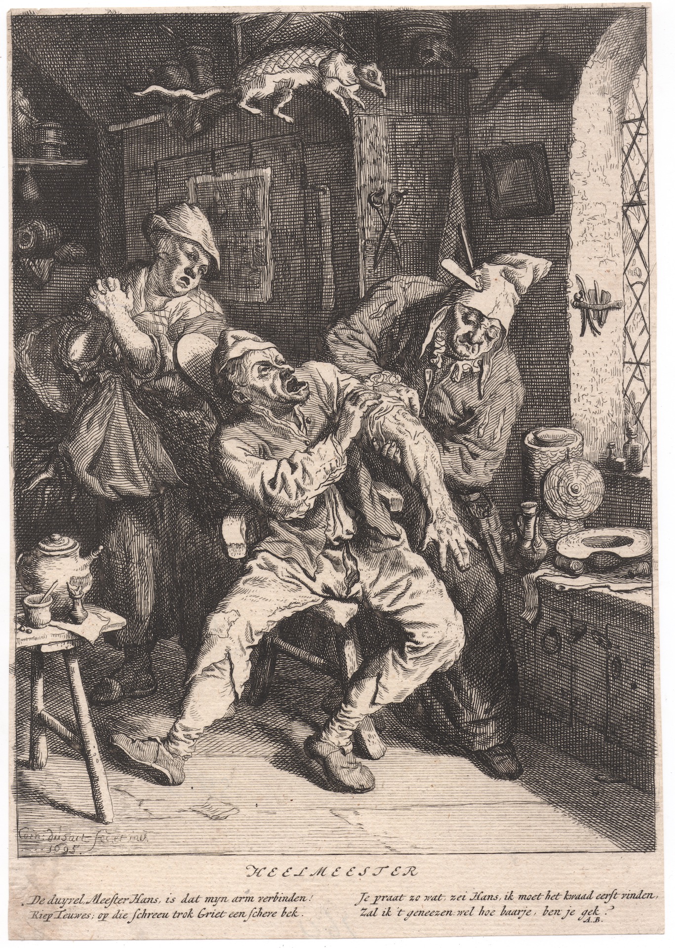 Heelmeester (Il chirurgo), 1695