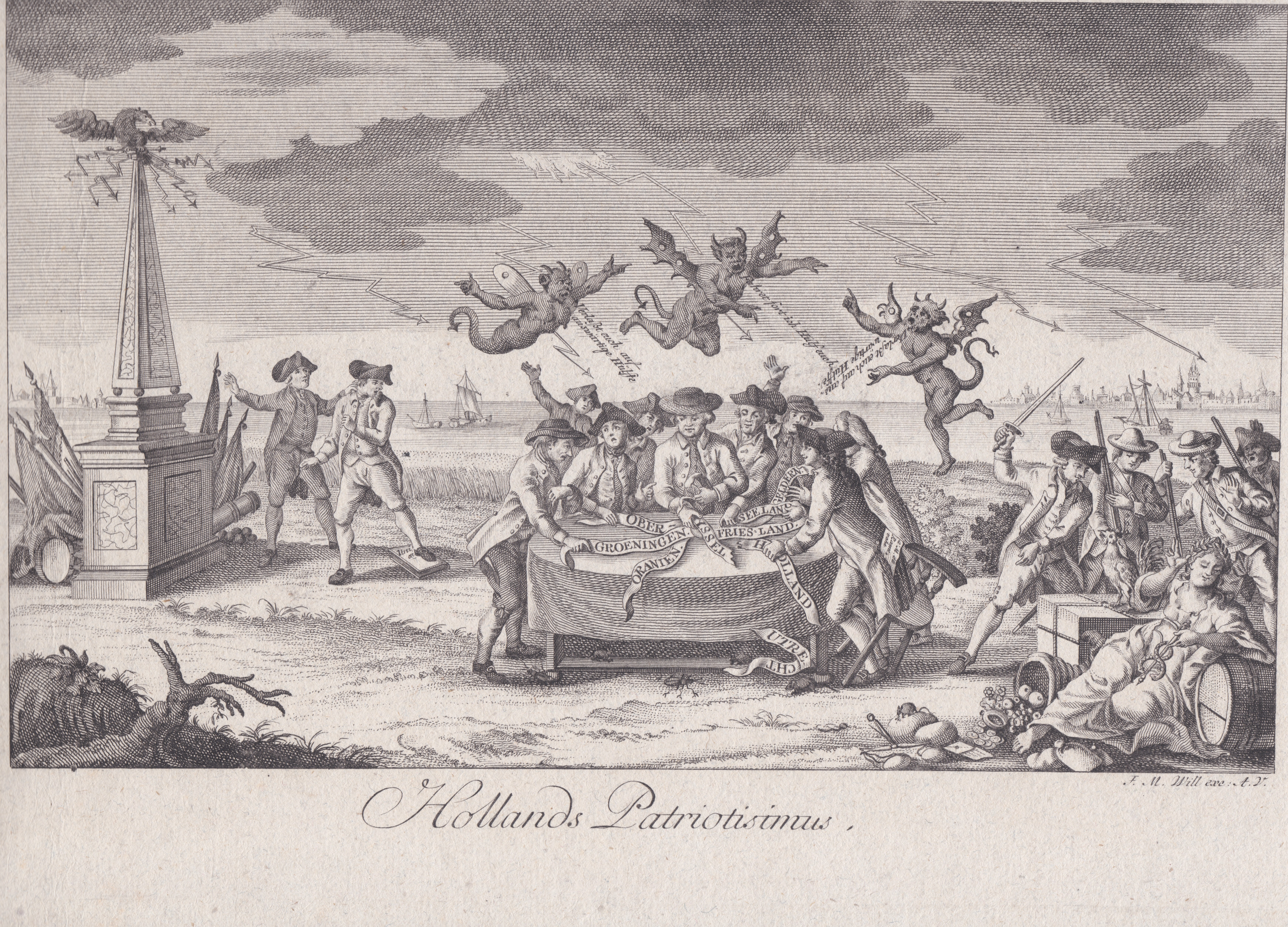 I patrioti strappano l'Unione, 1787
