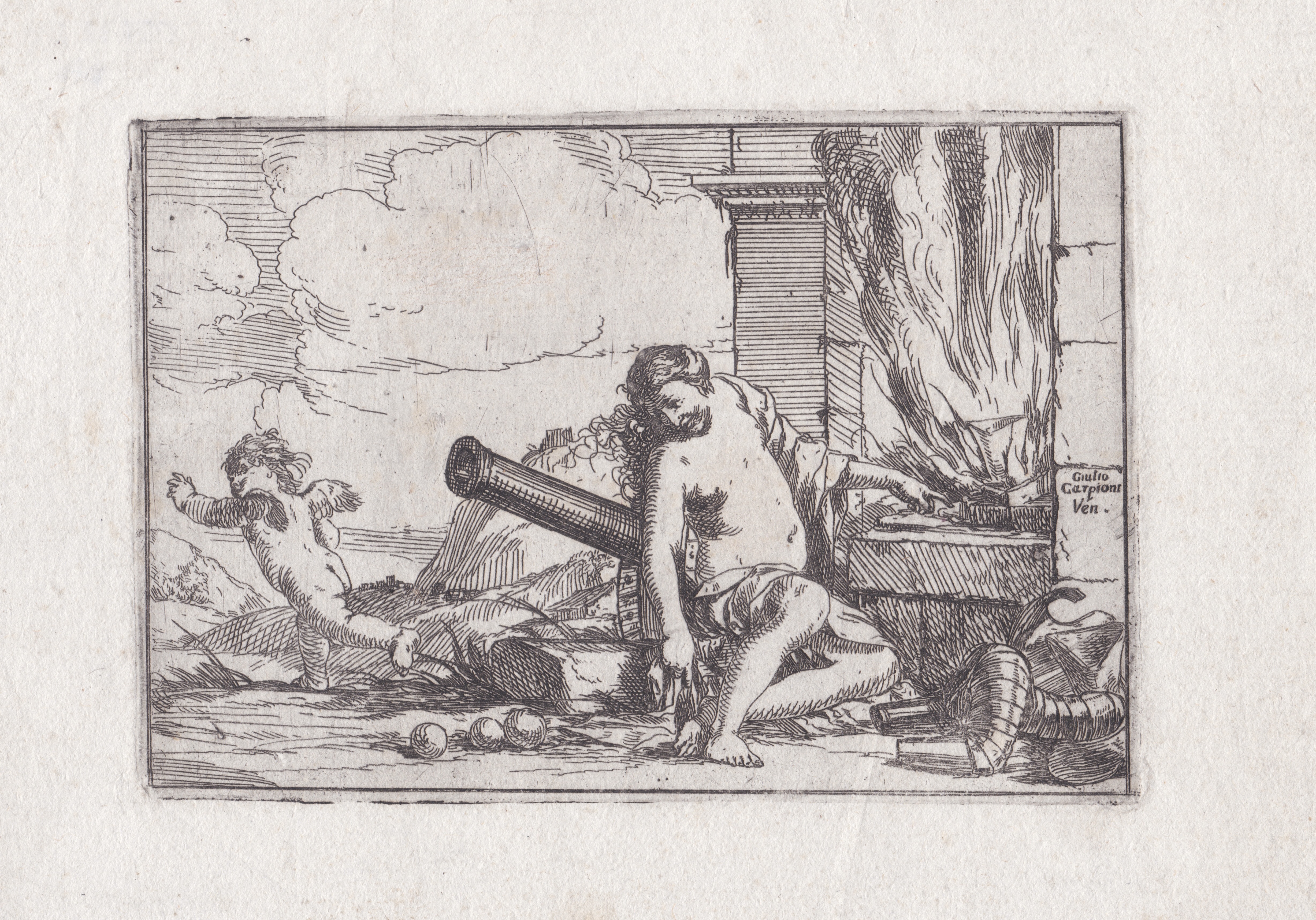 Il Fuoco, Venere alla forgia di Vulcano