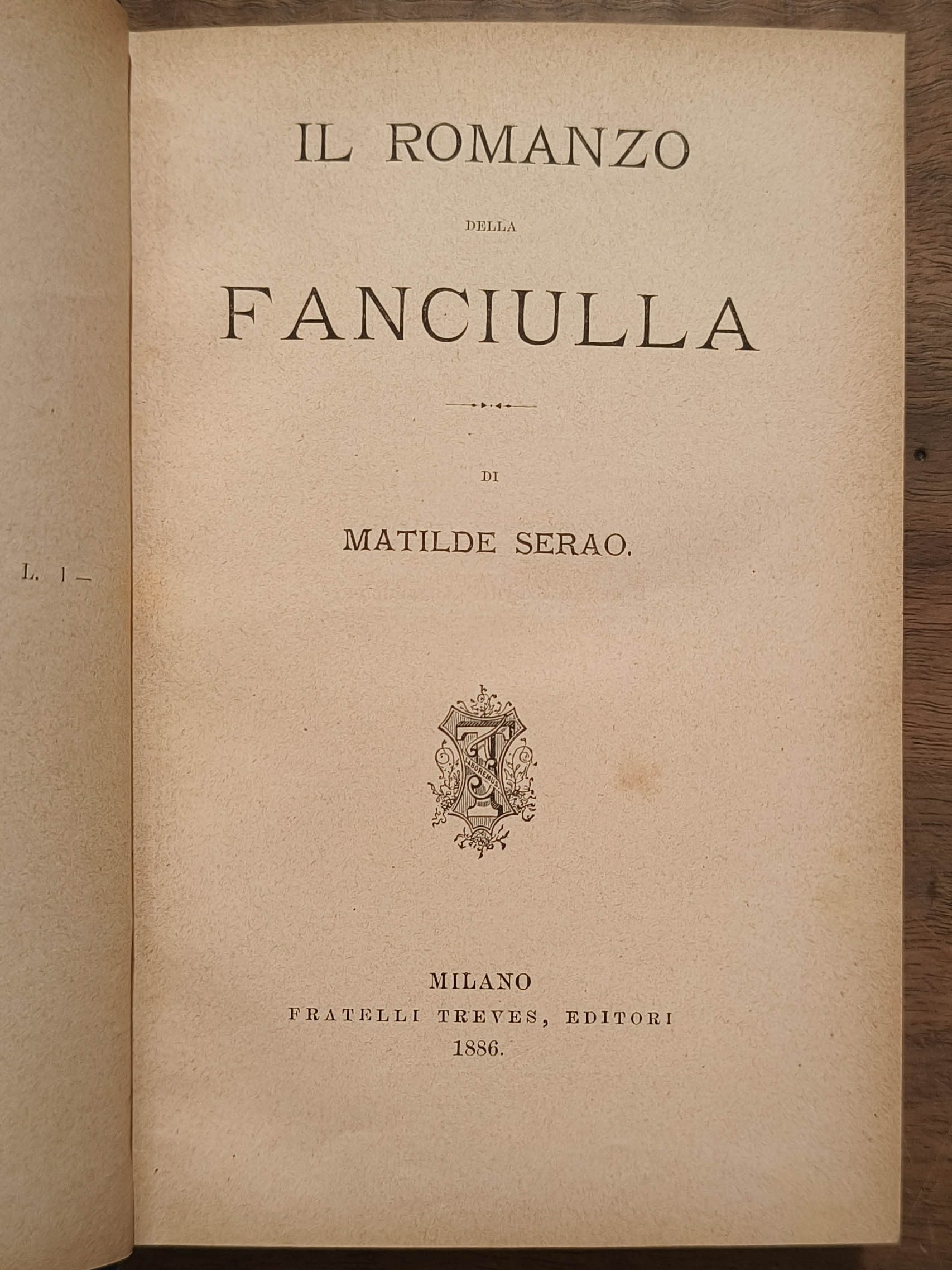 Il romanzo della fanciulla