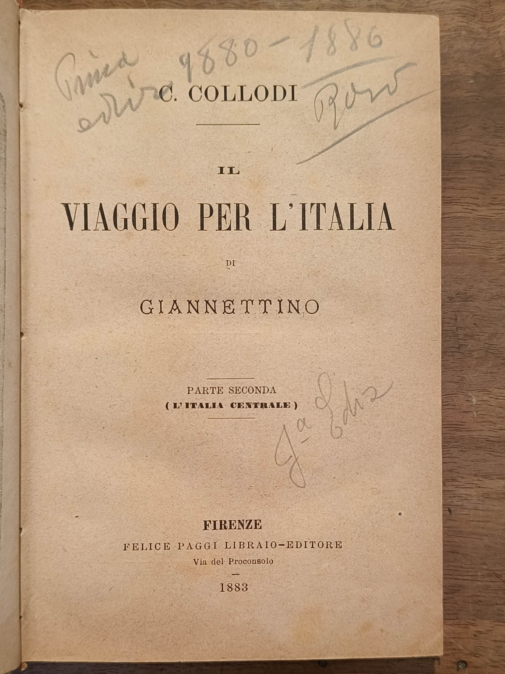 Il viaggio per l’Italia di Giannettino. Parte seconda