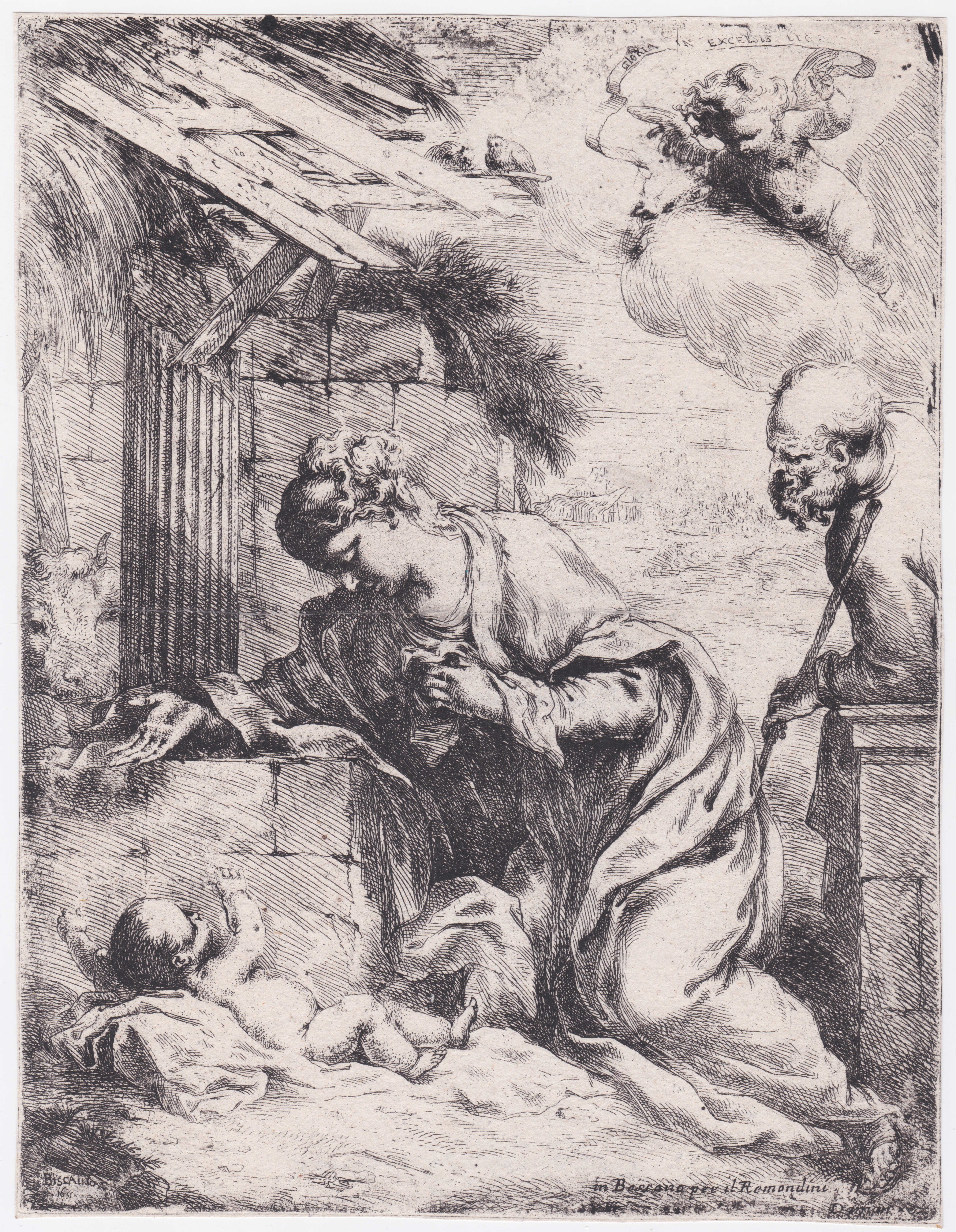 La Natività con l'angelo, 1655