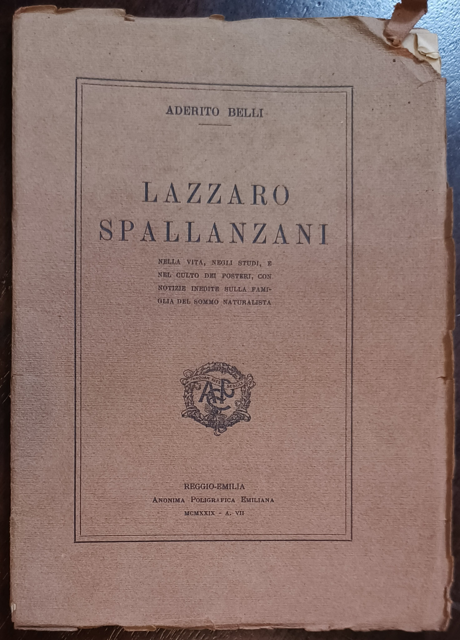 Lazzaro Spallanzani nella Vita, negli Studi, e nel Culto dei …