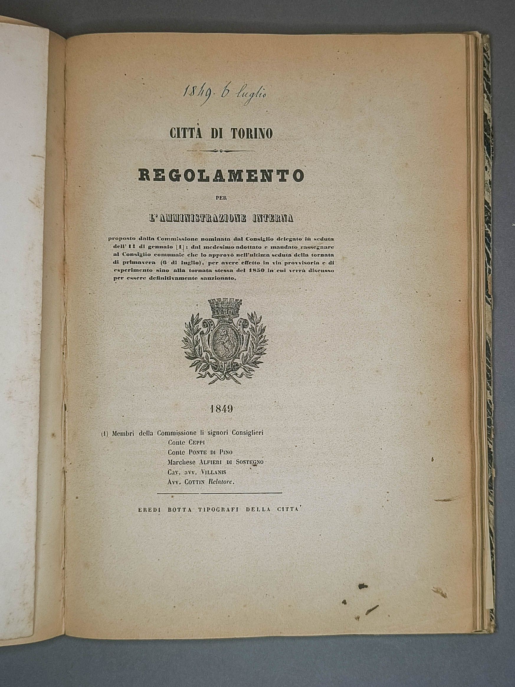 Legge e regolamento comunale - Città di Torino. Regolamento per …