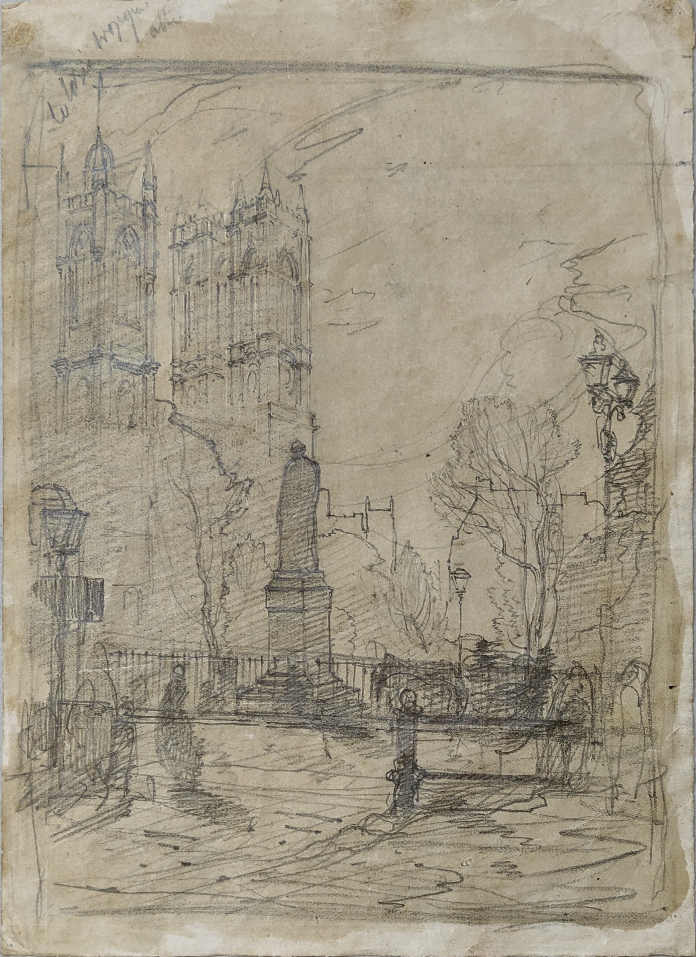 Londra: l'Abbazia di Westminster con la Torre Vittoria della Camera …