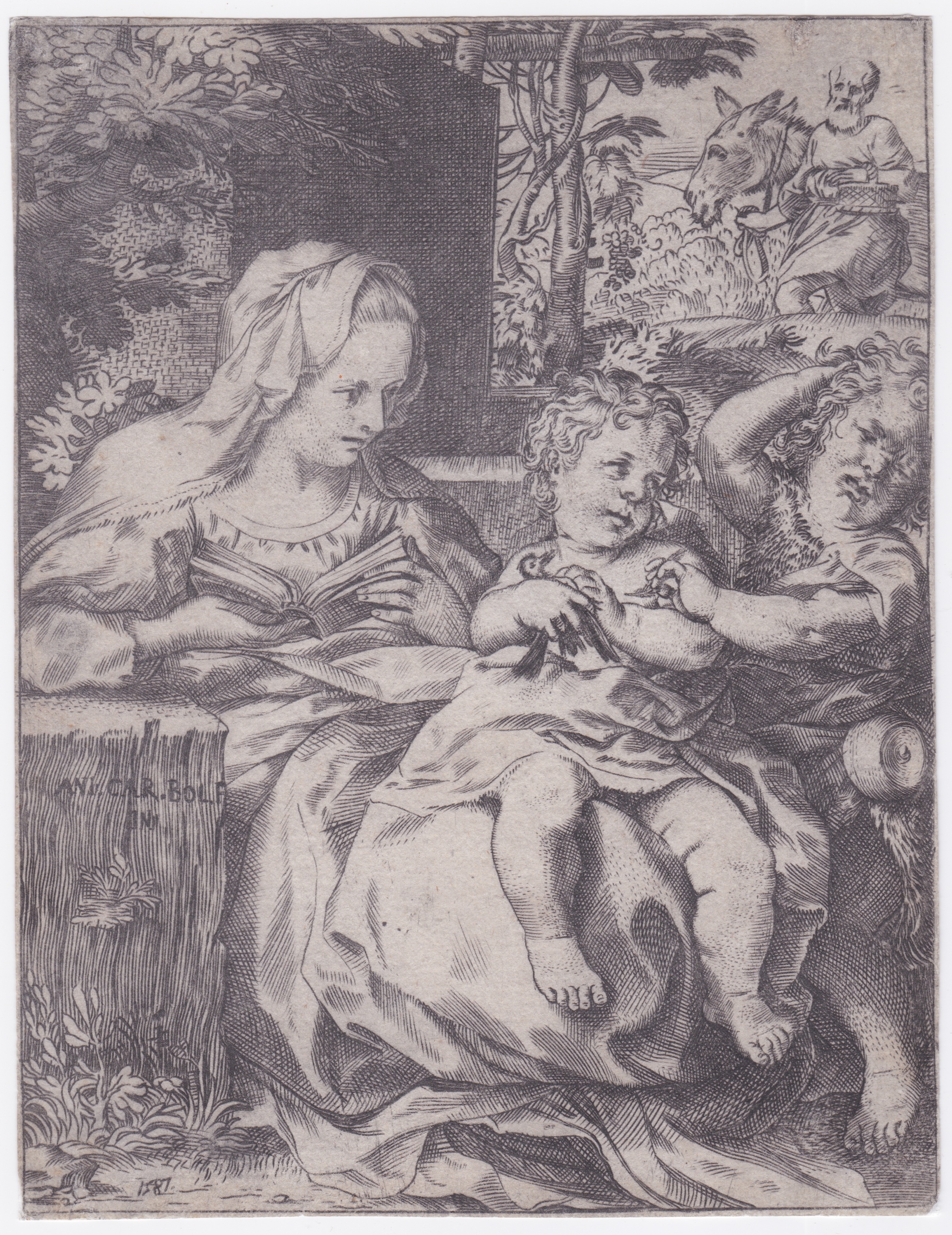 Madonna della rondine, 1587
