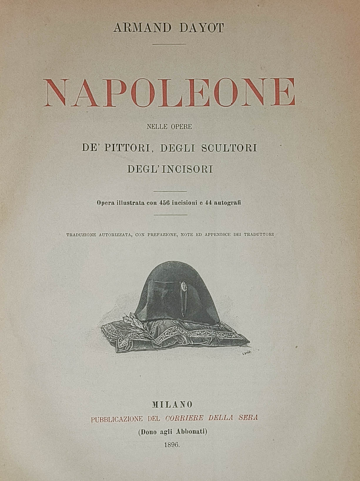Napoleone nelle opere de' pittori, degli scultori, degl'incisori