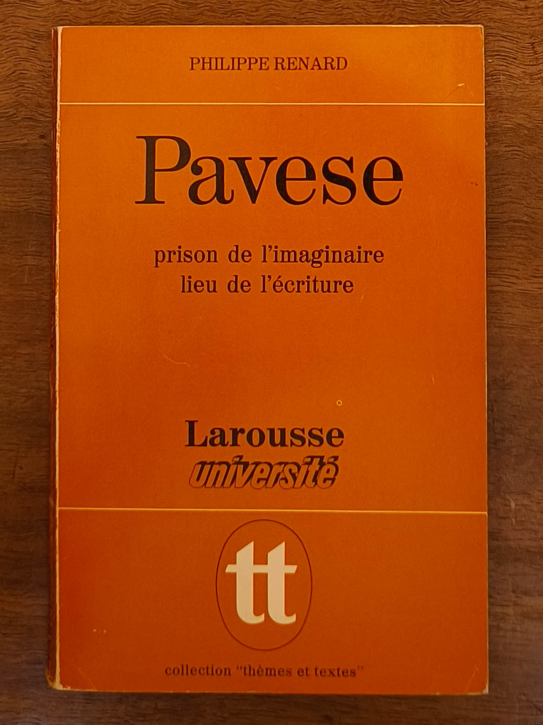 Pavese. Prison de l'imaginaire lieu de l'écriture