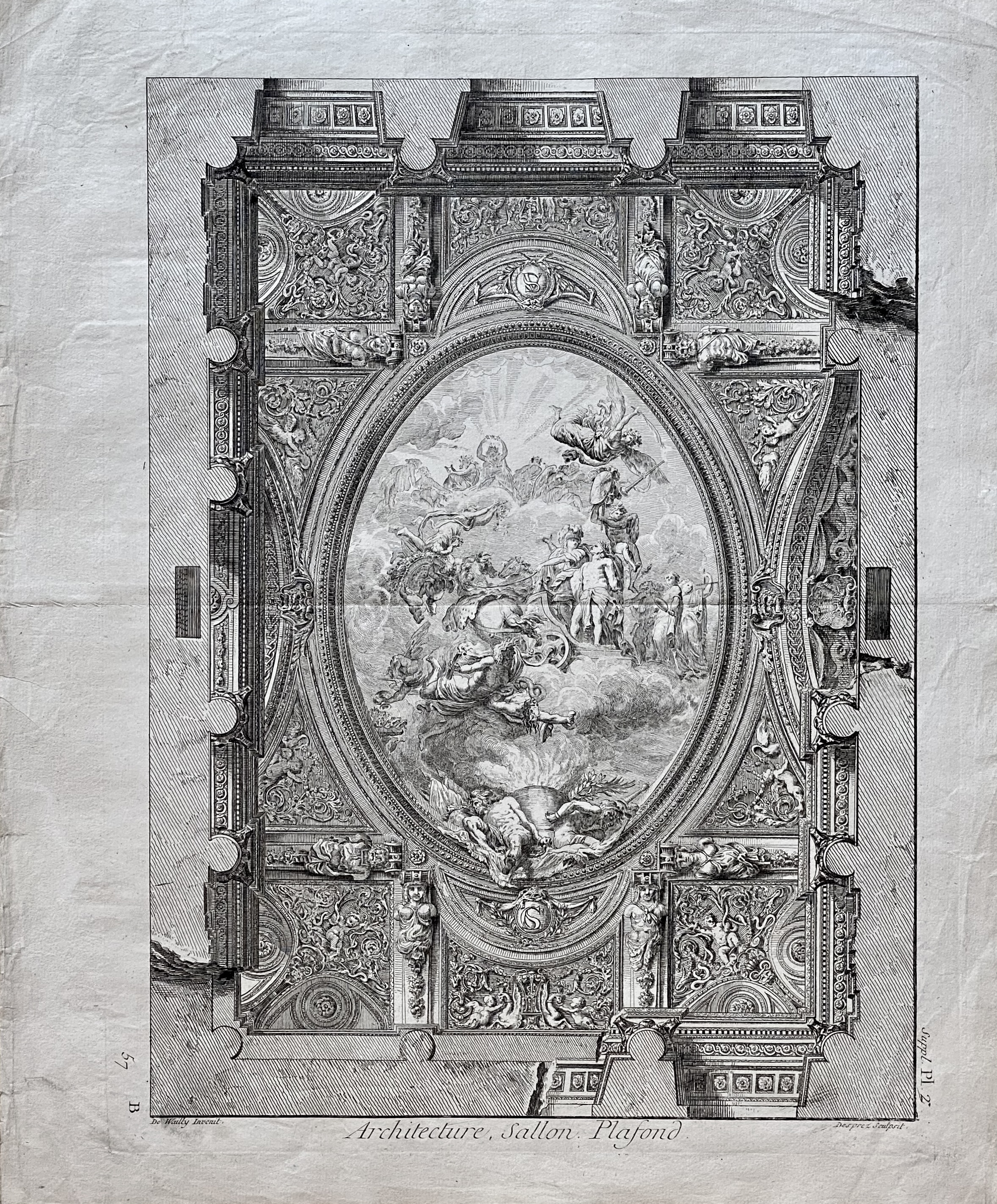 Progetto per il soffitto del Salone di Palazzo Spinola, Genova, …