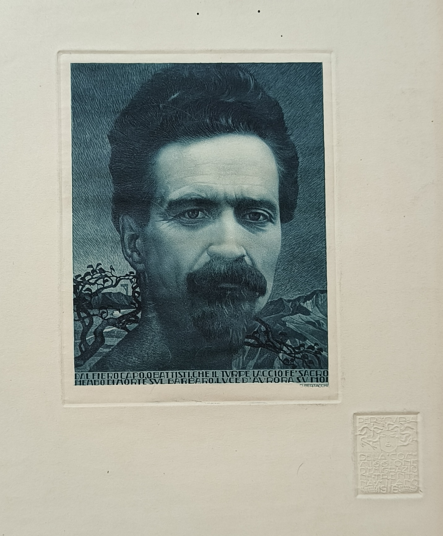 Ritratto di Cesare Battisti, 1916
