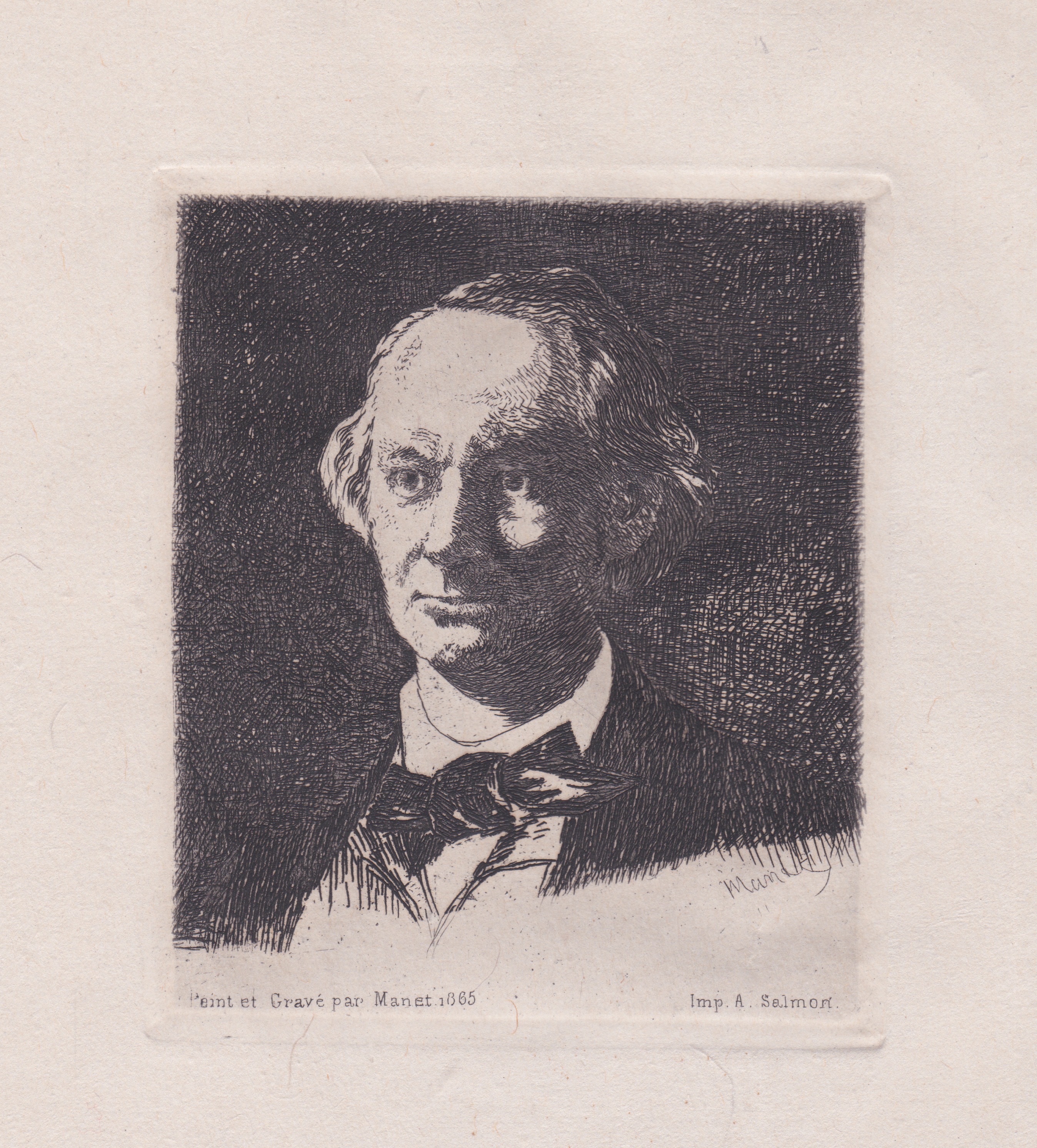 Ritratto di Charles Baudelaire, 1865
