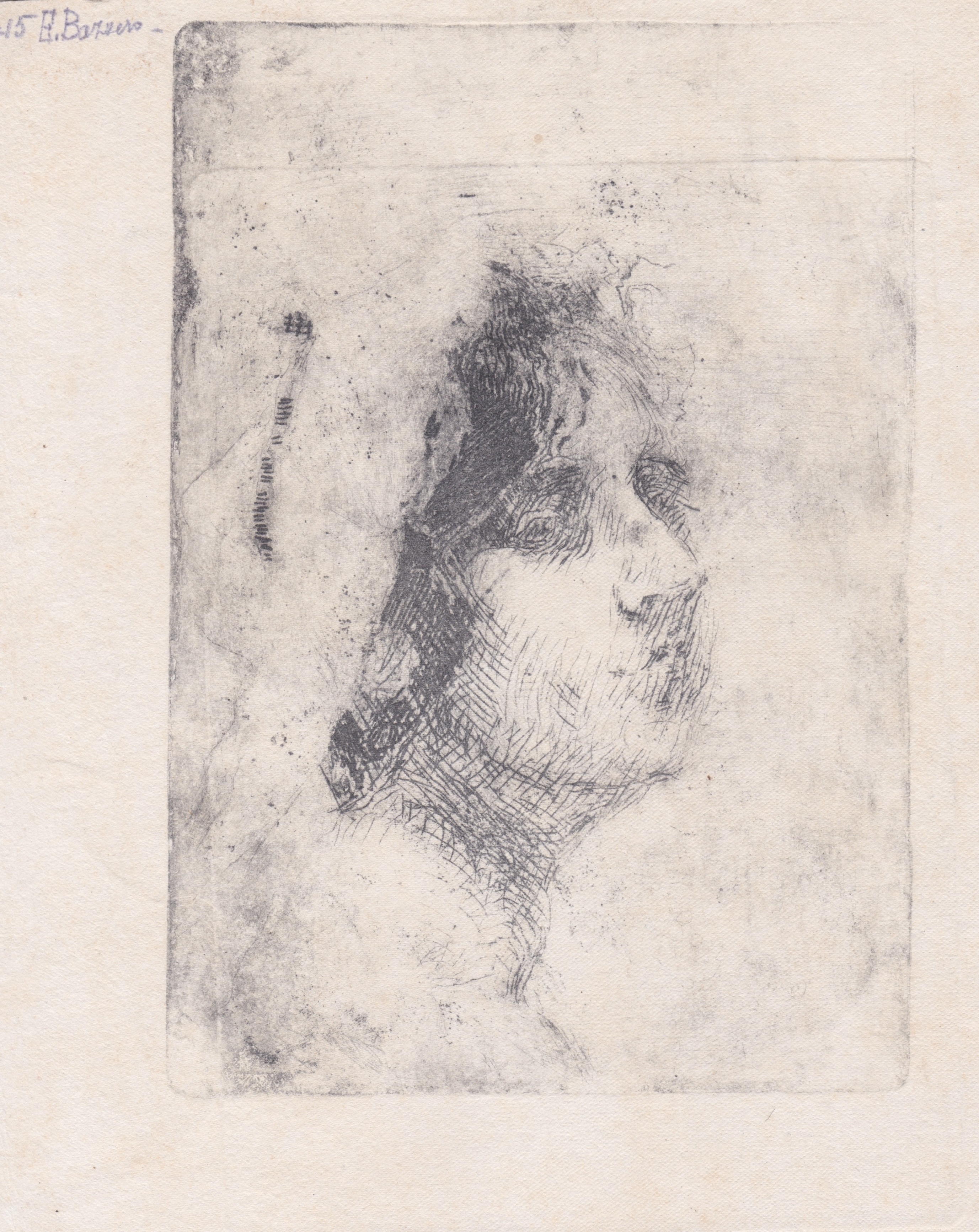 Ritratto di donna di profilo, 1907