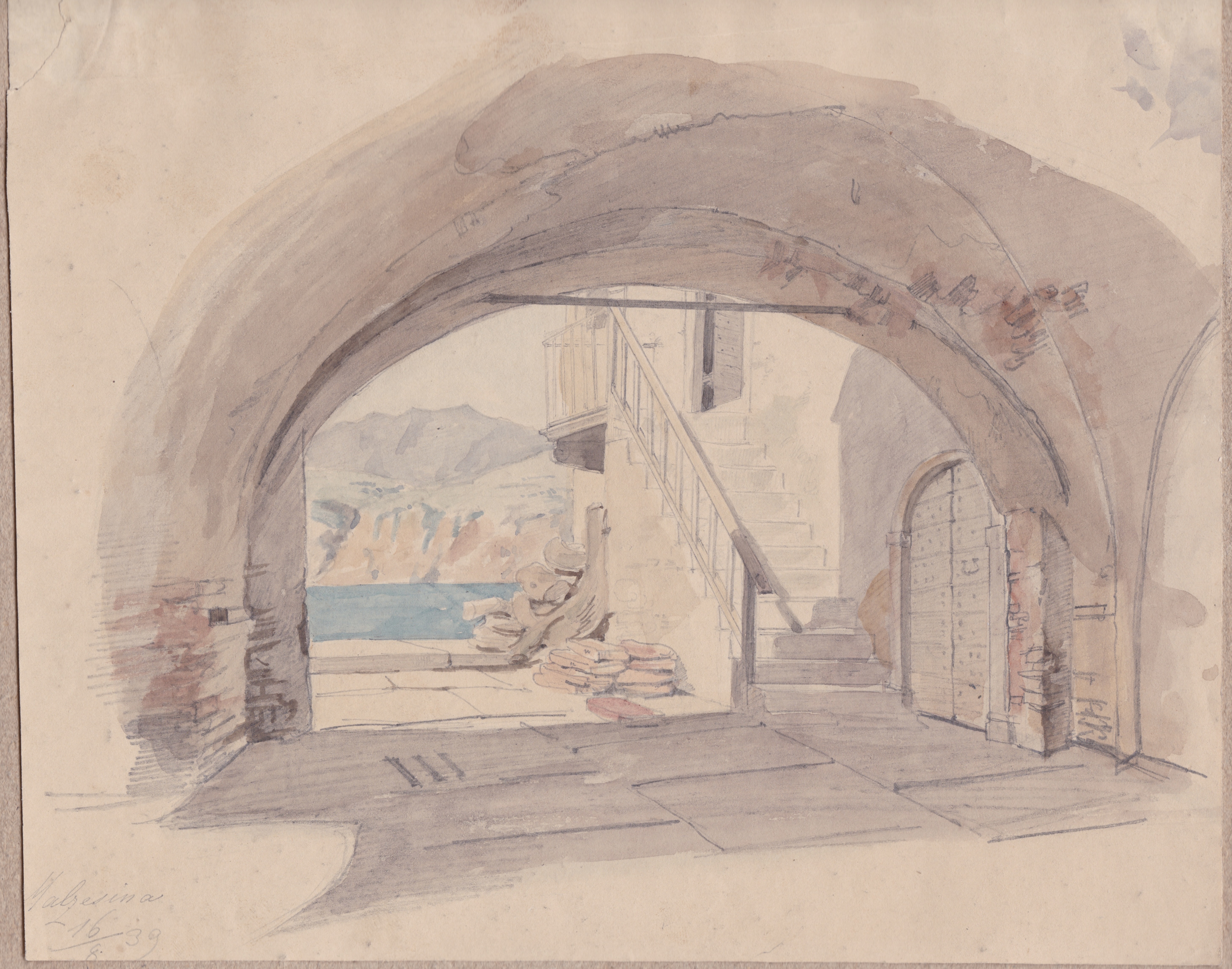 Scorcio di Malcesine, 1839
