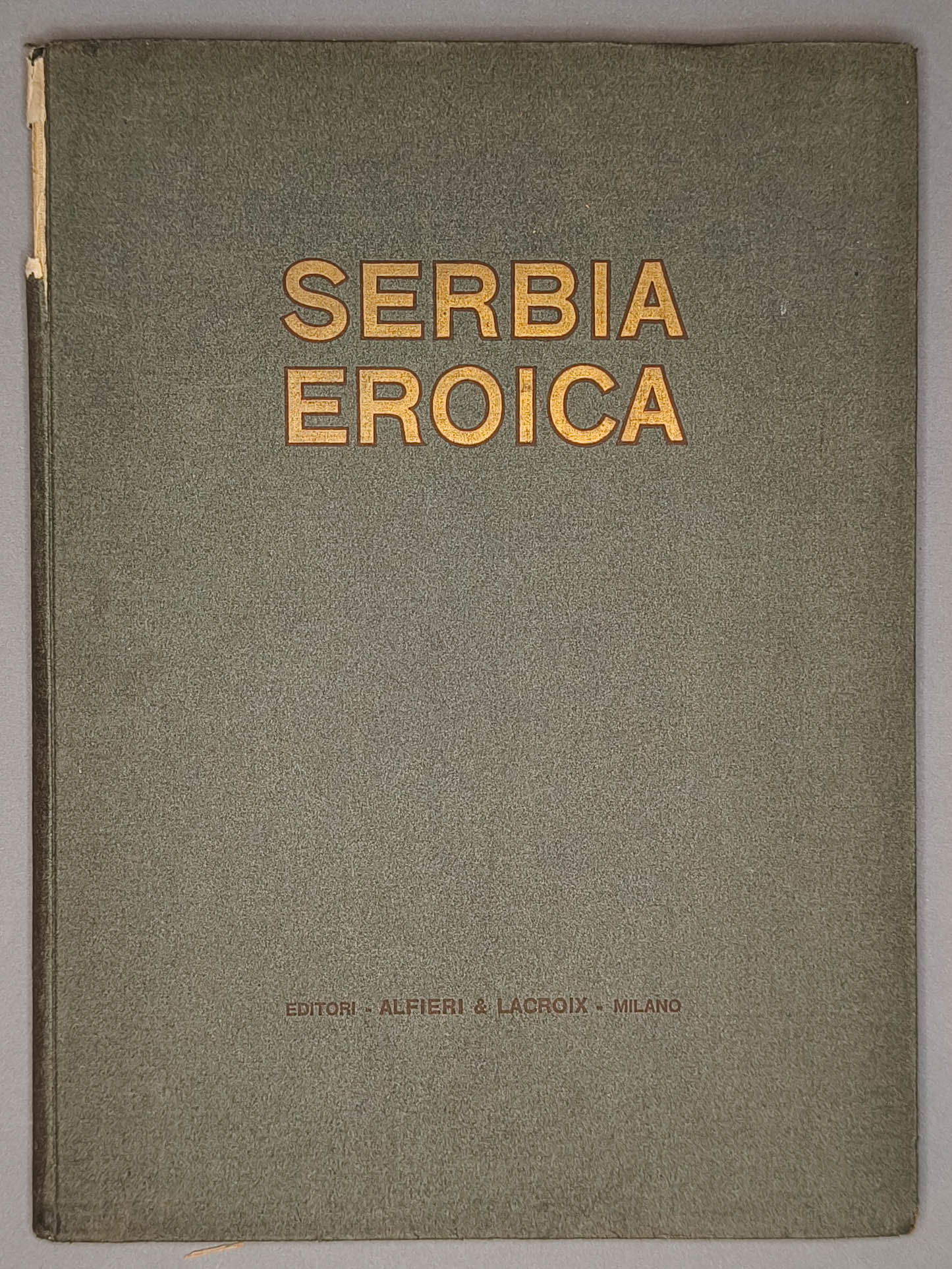 Serbia eroica. Impressioni pittoriche della ritirata dell'esercito serbo sull'Adriatico