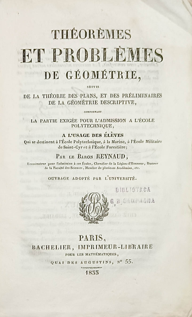 Théorèmes Et Problèmes De Géométrie