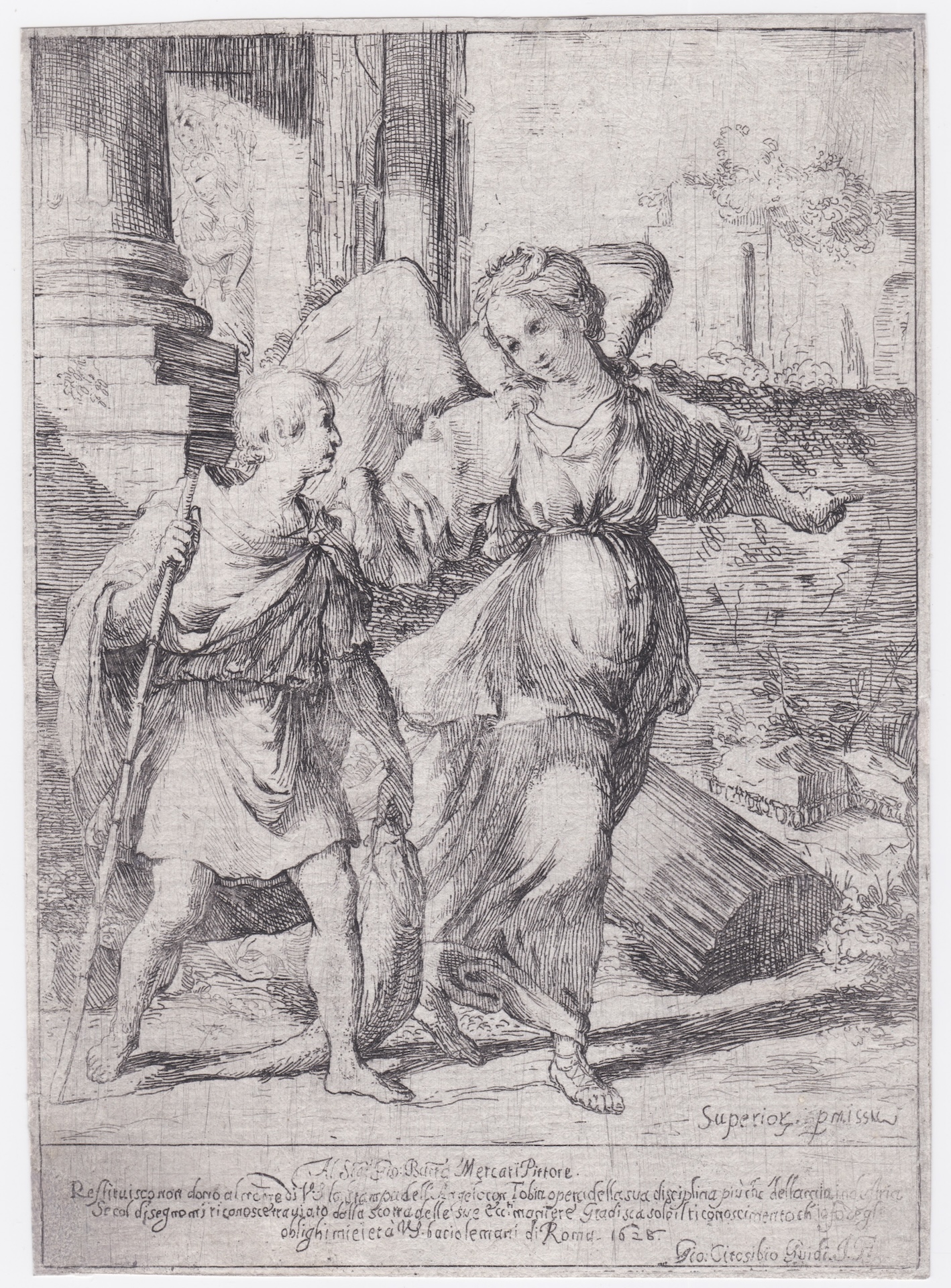 Tobia e l'Angelo, 1628