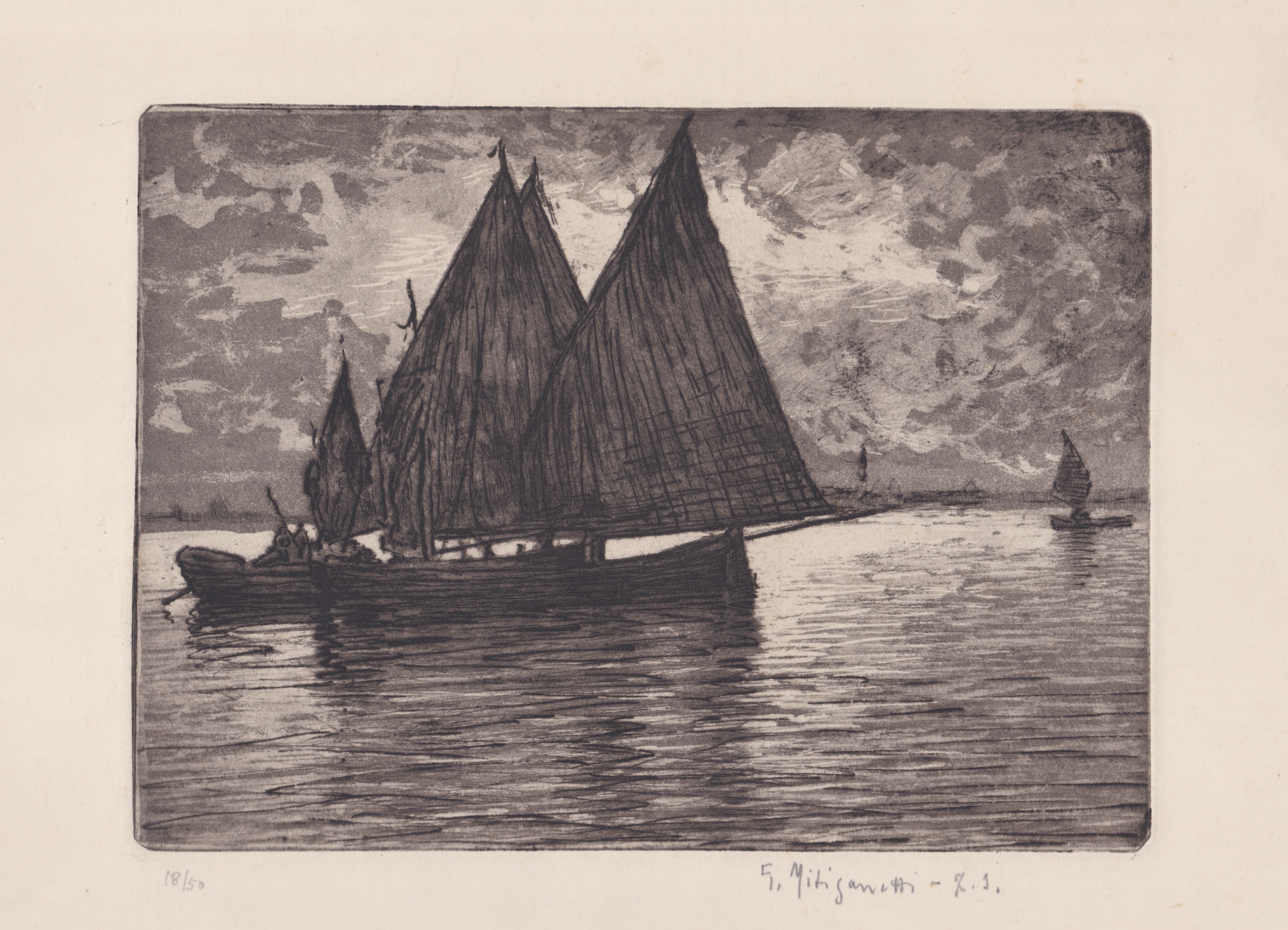 Venezia, barche in laguna