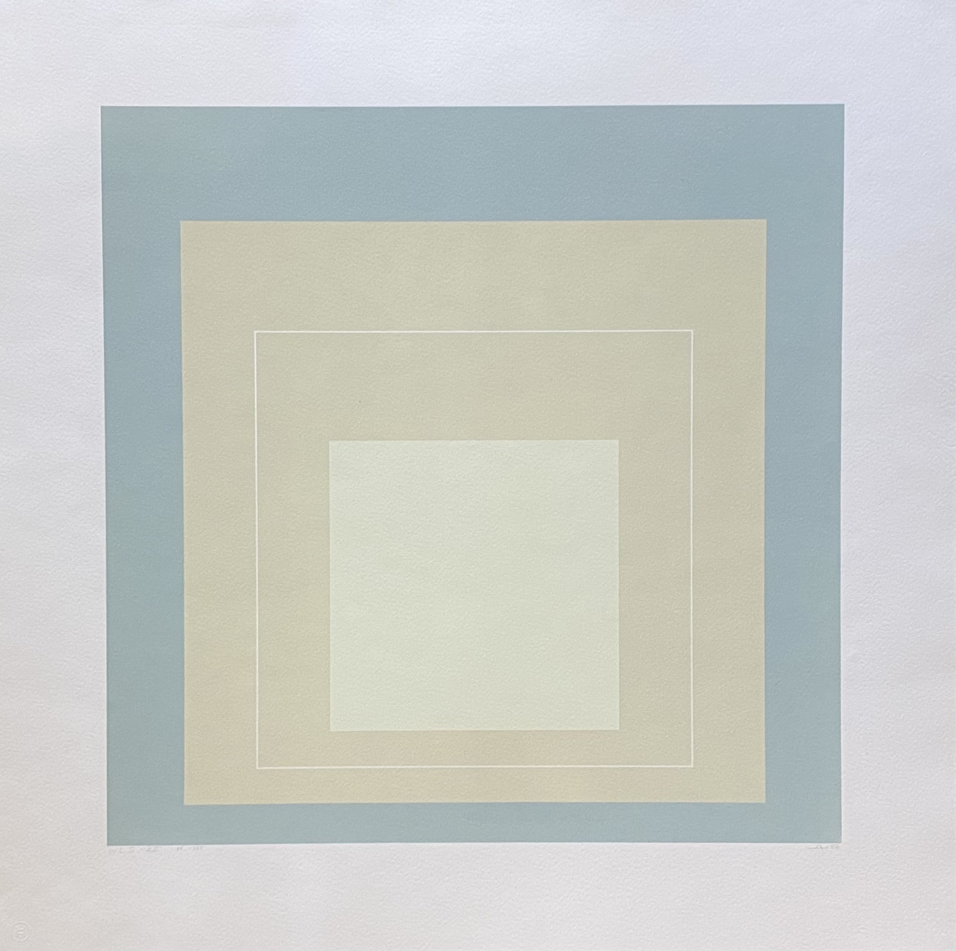 White line square-VII, 1966 (Series I)