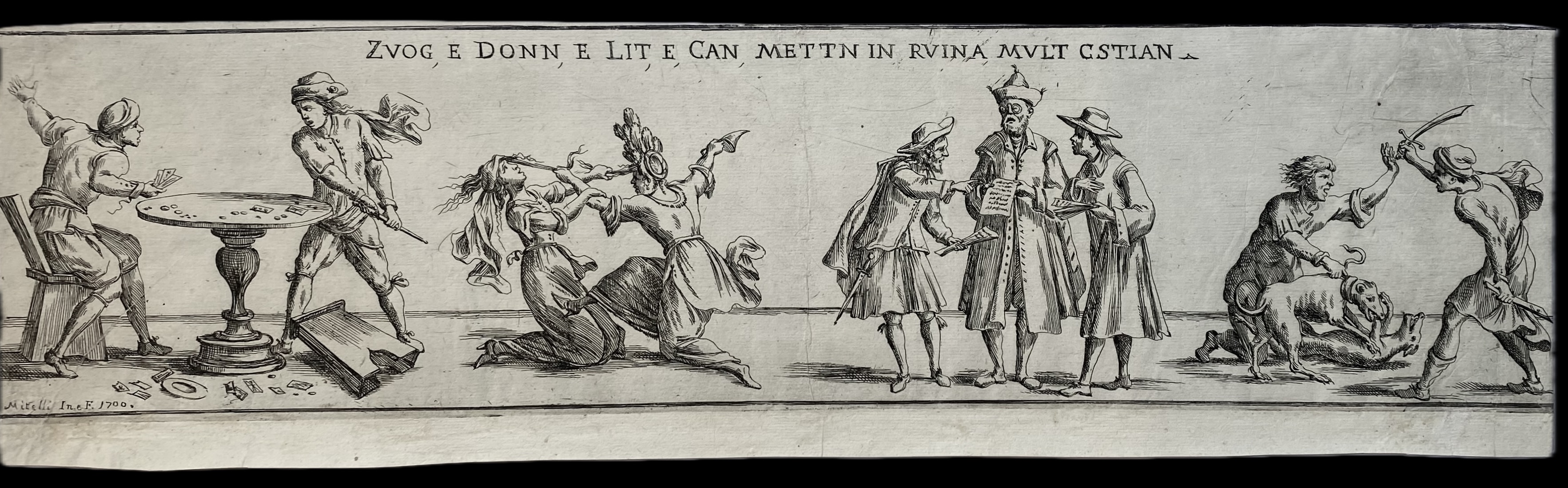 ZVOG E DONN E LIT E CAN METTN IN RVINA …