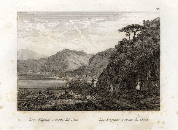 LAGO DI AGNANO - Lago d'Agnano e Grotta del Cane.