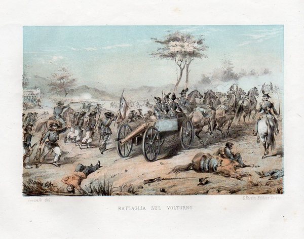 VOLTURNO-Guerra d'Italia - "Battaglia sul Volturno".