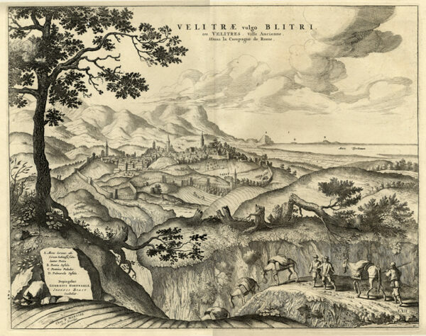 VELLETRI - MORTIER, Pierre. 1724. "Velitrae vulgo Blitri ou Velitres. …