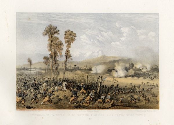 PALESTRO (PAVIA)-Guerra d'Italia. "Battaglia di Palestro - Il Re Vittorio …