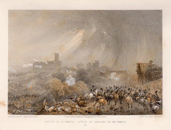 SOLFERINO - Guerra d'Italia. "Battle of Solferino â€“ Attack of …