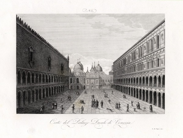 VENEZIA - "Corte del Palazzo Ducale".