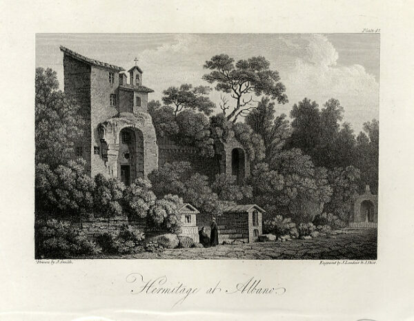 ALBANO LAZIALE - "Hermitage at Albano" bella veduta dell'eremo immerso …